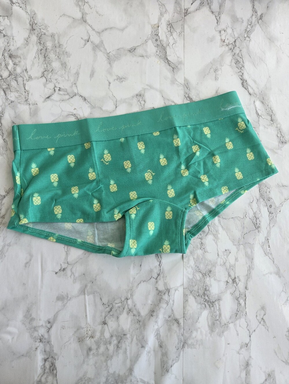 Victoria's Secret Logo Cotton Boyshort Panties M NWT